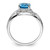 Sterling Silver Rhodium Plated Dia. and Light Swiss BT Oval Ring - QR-5C34A395-9643