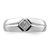 Sterling Silver Rhodium Plated Diam. Men's Ring - QR-1A58F918-9872