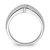 Sterling Silver Rhodium Plated Diam. Men's Ring - QR-B2D4FFB4-2497
