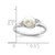 Sterling Silver Rhodium Plated Diamond and FW Cultured Pearl Ring - QR-2B0CA515-6349