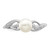 Sterling Silver Rhodium Plated Diamond and FW Cultured Pearl Ring - QR-E27F6E20-5774