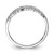 Sterling Silver Rhodium Plated Diamond Band - QD-CF2E984C-4815