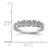 Sterling Silver Rhodium Plated Diamond Band - QD-E4C43D17-6350