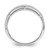Sterling Silver Rhodium Plated Diamond Ladies Band - QR-C0828A33-7496