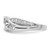 Sterling Silver Rhodium Plated Diamond MOM Ring - QR-4B8A1B07-8775