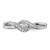 Sterling Silver Rhodium Plated Diamond Promise Ring - QR-0E48D40F-9316