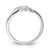 Sterling Silver Rhodium Plated Diamond Ring - QR-1E88A19A-2149