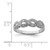 Sterling Silver Rhodium Plated Diamond Ring - QR-B28BC5FB-5749
