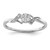 Sterling Silver Rhodium Plated Diamond Ring - QR-DE16CAB9-7243