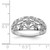 Sterling Silver Rhodium Plated Diamond Ring - QR-E697CBEC-6192