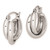 Sterling Silver Rhodium Plated Double Hoop Earrings - QE-60C0131E-9447