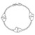 Sterling Silver Rhodium Plated Heart Bracelet - QG-45C9C119-8223