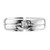 Sterling Silver Rhodium Plated Men's Polished Diam. Ring - QR-E5AA996F-7037