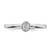 Sterling Silver Rhodium Plated Polished Diamond Ring - QR-8C624943-3827