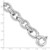 Sterling Silver Rhodium Plated Polished Link Bracelet - QG-61BAC8DE-6939