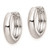 Sterling Silver Rhodium Polished Hinged Hoop Earrings - QE-68F4D401-5267