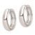 Sterling Silver Rhodium Polished Hinged Hoop Earrings - QE-BAE6FE2E-1328