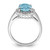 Sterling Silver Rhodium Swiss Blue Topaz & Diamond Ring - QD-8FF42111-3736
