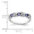 Sterling Silver Rhodium Tanzanite & Diam. Ring - QD-41F3FE99-1587