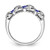 Sterling Silver Rhodium Tanzanite & Diam. Ring - QD-B6679E64-6744