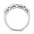 Sterling Silver Rhodium Tanzanite & Diam. Ring - QD-B6679E64-6744