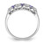 Sterling Silver Rhodium Tanzanite & Diam. Ring - QD-C80F2C65-9207