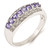 Sterling Silver Rhodium Tanzanite & Diam. Ring - QD-D0AA2D98-7567