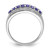 Sterling Silver Rhodium Tanzanite & Diam. Ring - QD-D0AA2D98-7567