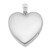 Sterling Silver Rhodium-plate Always On My Mind Ash Holder Heart Locket