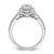 Sterling Silver Rhodium-plated & CZ Ring - QR-734F863F-6356