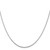 Sterling Silver Rhodium-plated 1.1mm Diamond-cut Rope Chain - QD-F0EF176D-7808