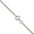 Sterling Silver Rhodium-plated 1.25mm 8 Sided Diamond-cut Box Chain - QB-1D5E0E3B-2063