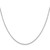 Sterling Silver Rhodium-plated 1.25mm Diamond-cut Forzantine Cable Chain - QP-4AF158AE-7356