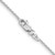 Sterling Silver Rhodium-plated 1.25mm Diamond-cut Forzantine Cable Chain - QP-4AF158AE-7356