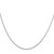 Sterling Silver Rhodium-plated 1.25mm Diamond-cut Round Spiga Chain - QS-77694DEC-9547