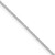 Sterling Silver Rhodium-plated 1.25mm Diamond-cut Round Spiga Chain - QS-B20E2EA4-4406