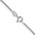 Sterling Silver Rhodium-plated 1.25mm Round Box Chain - QH-8F4076F2-7223