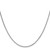 Sterling Silver Rhodium-plated 1.45mm 8 Sided D/C Double Spiga Chain - QD-D8D097E5-2902