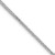 Sterling Silver Rhodium-plated 1.45mm Diamond-cut Round Spiga Chain - QS-4138BFCC-2377