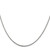 Sterling Silver Rhodium-plated 1.5mm Diamond-cut Rope Chain w/2in ext.