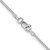 Sterling Silver Rhodium-plated 1.5mm Round Spiga Chain - QS-B2C6AD74-5143