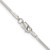 Sterling Silver Rhodium-plated 1.5mm Snake Chain - QS-4CEFC32E-3684