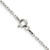 Sterling Silver Rhodium-plated 1.65mm Diamond-cut Long Link Cable Chain - QP-654899E3-5929