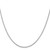 Sterling Silver Rhodium-plated 1.6mm Loose Rope Chain - QF-7719C5DC-6845