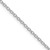 Sterling Silver Rhodium-plated 1.75mm Diamond-cut Cable Chain - QH-9F2434C2-1331