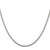 Sterling Silver Rhodium-plated 1.75mm Diamond-cut Round Box Chain - QV-889EC14C-6054