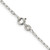 Sterling Silver Rhodium-plated 1.75mm Elongated Open Link Chain - QF-68B030F0-9385