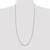 Sterling Silver Rhodium-plated 1.7mm Diamond-cut Rope Chain - QD-7042F430-3368