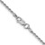 Sterling Silver Rhodium-plated 1.7mm Diamond-cut Rope Chain - QD-C5373884-9801