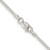 Sterling Silver Rhodium-plated 1.7mm Diamond-cut Round Spiga Chain - QS-E766867A-8353